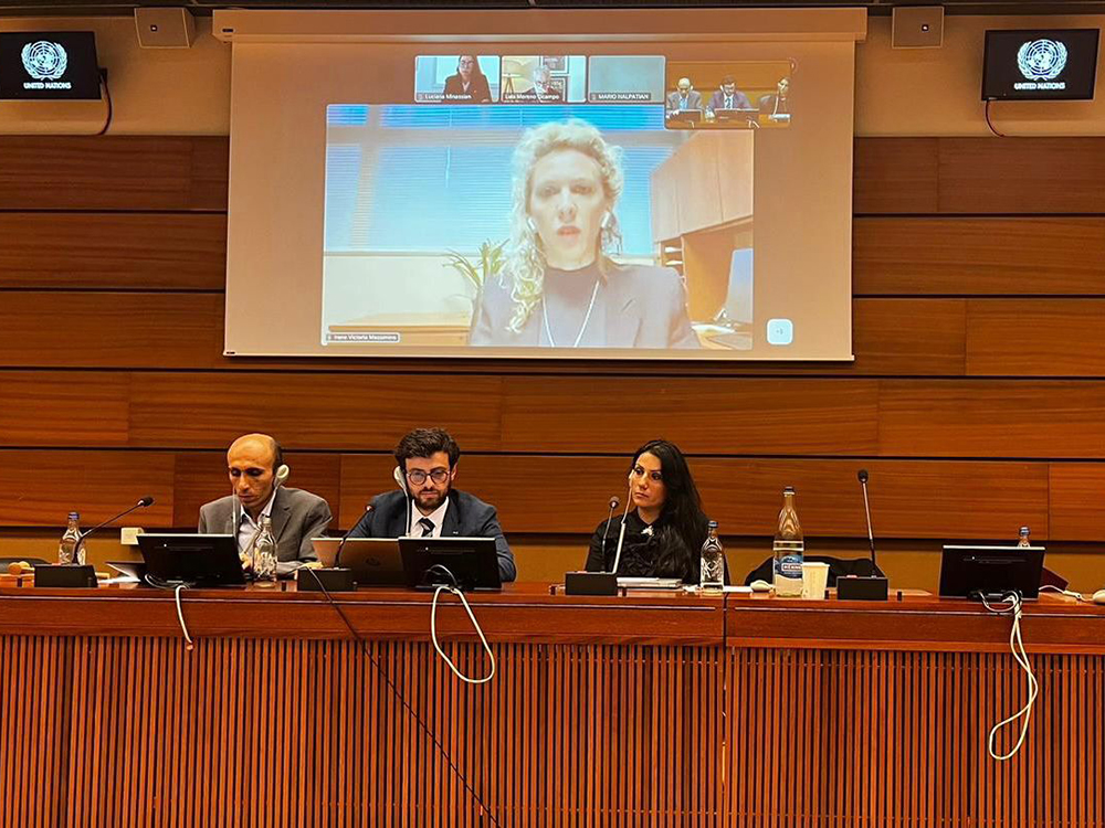 Lemkin Institute for Genocide Prevention co-founder Ms. Irene Victoria Massimino argues for the proper characterization of Azerbaijan’s crimes against Artsakh Armenians, on a panel with former Artsakh State Minister Artak Beglaryan, ALC’s Kevork Hagopgian, and WCC’s Dr. Ani Ghazaryan-Drissi.